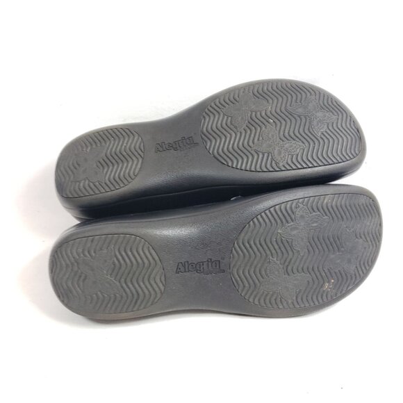 Alegria Women's Size 8 Kaitlyn Mary Jane Professional Shoes Black Leather - Picture 9 of 9